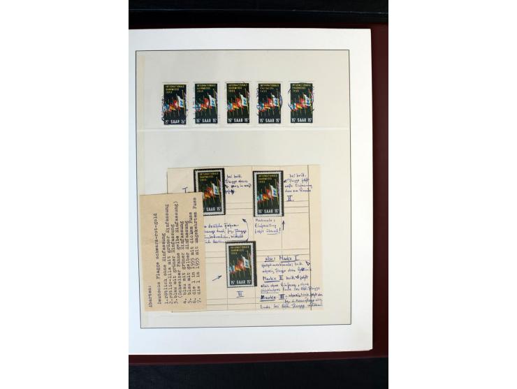 1920/59, postfrische und ungebrauchte Sammlung mit u.a. Mi.-Nr. 128-34, 151-57, 161-67, 226-38I, Bl.1 und2 etc., dazu gestemp