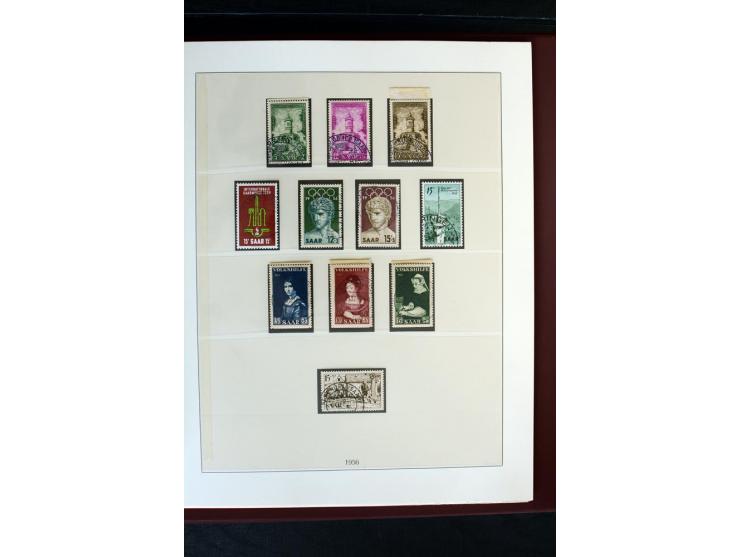 1920/59, postfrische und ungebrauchte Sammlung mit u.a. Mi.-Nr. 128-34, 151-57, 161-67, 226-38I, Bl.1 und2 etc., dazu gestemp