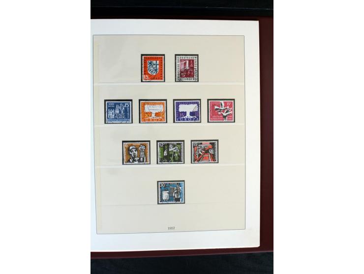 1920/59, postfrische und ungebrauchte Sammlung mit u.a. Mi.-Nr. 128-34, 151-57, 161-67, 226-38I, Bl.1 und2 etc., dazu gestemp