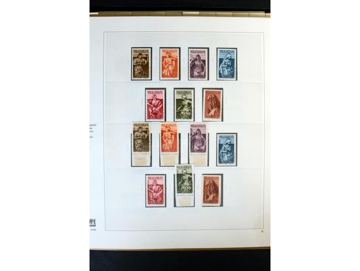 1920/59, postfrische und ungebrauchte Sammlung mit u.a. Mi.-Nr. 128-34, 151-57, 161-67, 226-38I, Bl.1 und2 etc., dazu gestemp