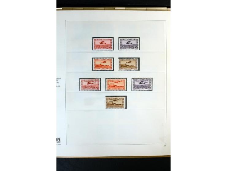 1920/59, postfrische und ungebrauchte Sammlung mit u.a. Mi.-Nr. 128-34, 151-57, 161-67, 226-38I, Bl.1 und2 etc., dazu gestemp