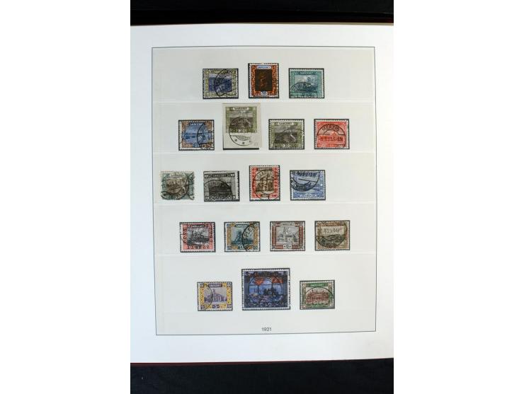 1920/59, postfrische und ungebrauchte Sammlung mit u.a. Mi.-Nr. 128-34, 151-57, 161-67, 226-38I, Bl.1 und2 etc., dazu gestemp