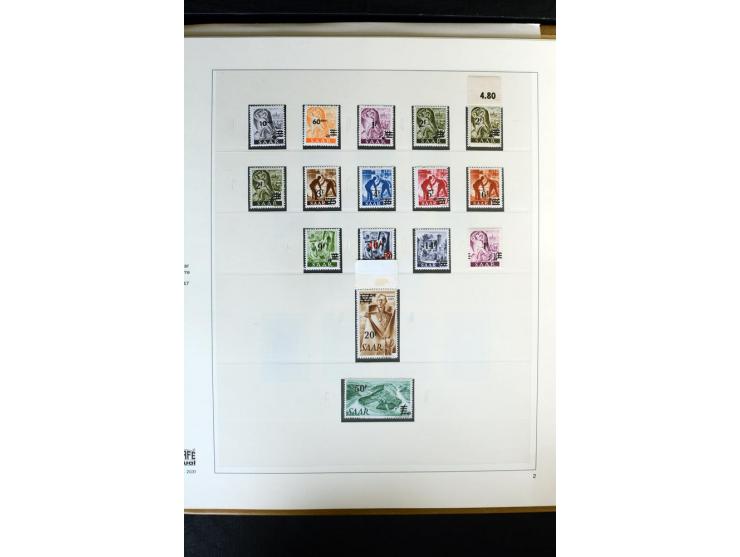 1920/59, postfrische und ungebrauchte Sammlung mit u.a. Mi.-Nr. 128-34, 151-57, 161-67, 226-38I, Bl.1 und2 etc., dazu gestemp