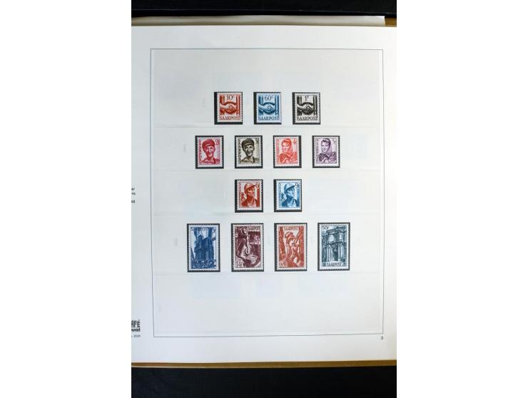 1920/59, postfrische und ungebrauchte Sammlung mit u.a. Mi.-Nr. 128-34, 151-57, 161-67, 226-38I, Bl.1 und2 etc., dazu gestemp