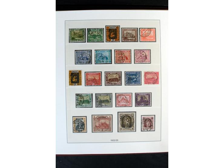 1920/59, postfrische und ungebrauchte Sammlung mit u.a. Mi.-Nr. 128-34, 151-57, 161-67, 226-38I, Bl.1 und2 etc., dazu gestemp