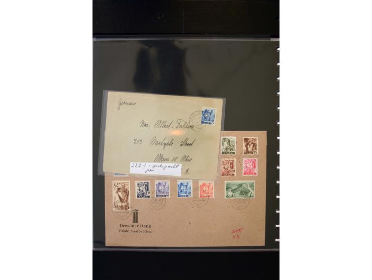 1947/56, sehr schöne postfrische und gestempelte Sammlung in den Hauptnummern weit überkomplett mit einer Vielzahl an Besonde