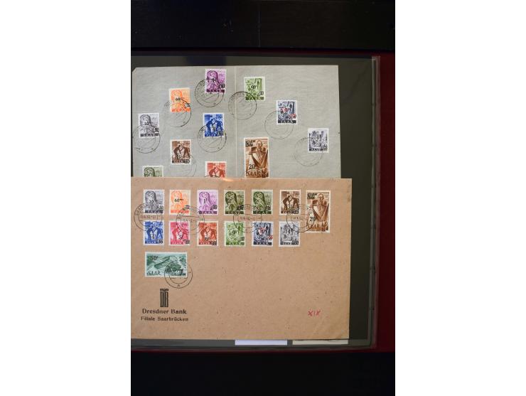 1947/56, sehr schöne postfrische und gestempelte Sammlung in den Hauptnummern weit überkomplett mit einer Vielzahl an Besonde