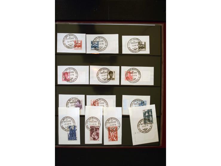 1947/56, sehr schöne postfrische und gestempelte Sammlung in den Hauptnummern weit überkomplett mit einer Vielzahl an Besonde