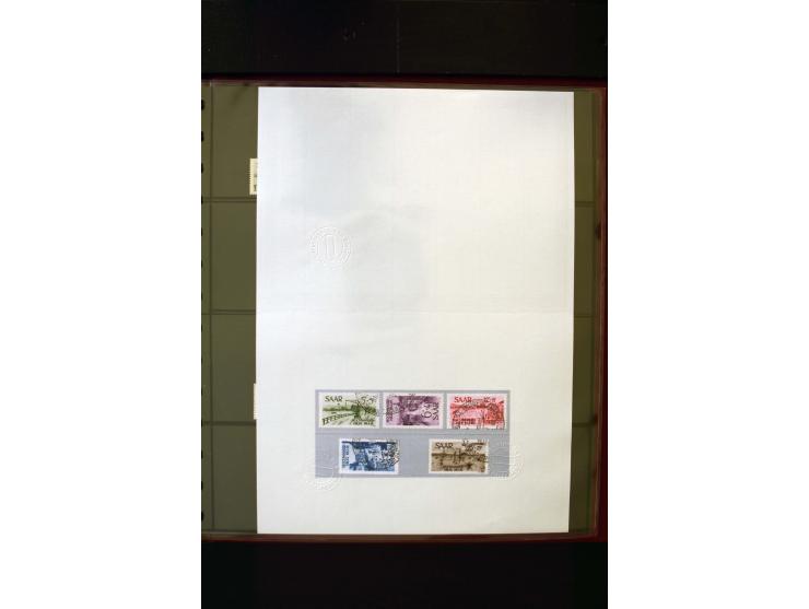 1947/56, sehr schöne postfrische und gestempelte Sammlung in den Hauptnummern weit überkomplett mit einer Vielzahl an Besonde