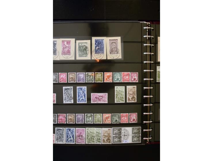 1947/56, sehr schöne postfrische und gestempelte Sammlung in den Hauptnummern weit überkomplett mit einer Vielzahl an Besonde