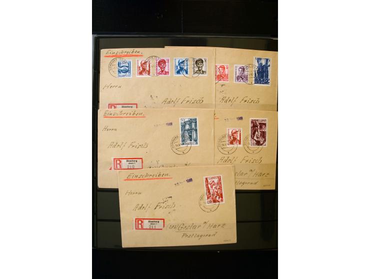 1947/56, sehr schöne postfrische und gestempelte Sammlung in den Hauptnummern weit überkomplett mit einer Vielzahl an Besonde