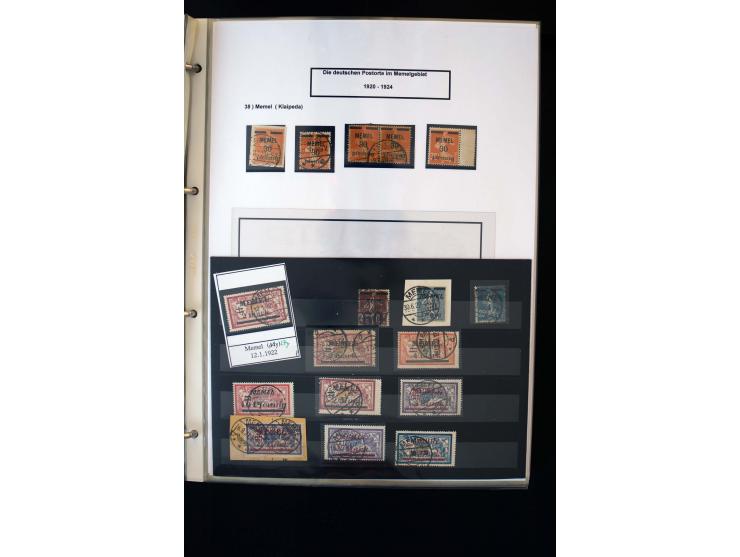 1828/1923, schöne und umfangreiche Sammlung in 7 Alben, dabei ab Vorphila über Preußen und Deutsches Reich mit gutem Brustchi