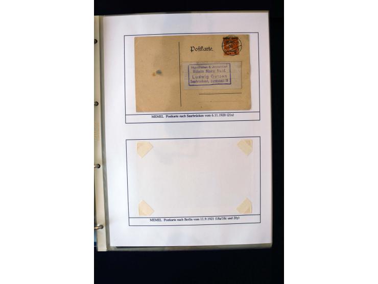 1828/1923, schöne und umfangreiche Sammlung in 7 Alben, dabei ab Vorphila über Preußen und Deutsches Reich mit gutem Brustchi
