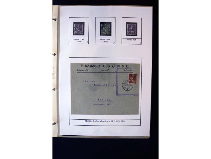 1828/1923, schöne und umfangreiche Sammlung in 7 Alben, dabei ab Vorphila über Preußen und Deutsches Reich mit gutem Brustchi
