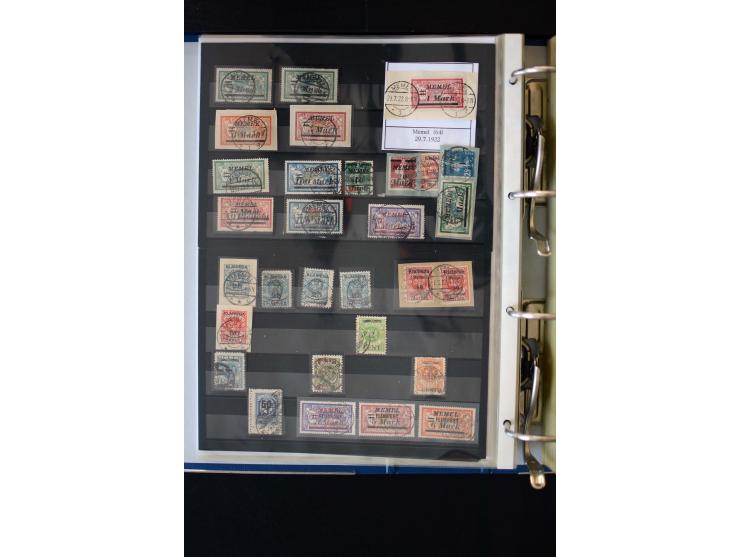1828/1923, schöne und umfangreiche Sammlung in 7 Alben, dabei ab Vorphila über Preußen und Deutsches Reich mit gutem Brustchi