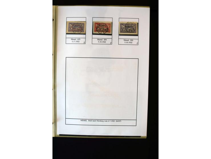 1828/1923, schöne und umfangreiche Sammlung in 7 Alben, dabei ab Vorphila über Preußen und Deutsches Reich mit gutem Brustchi