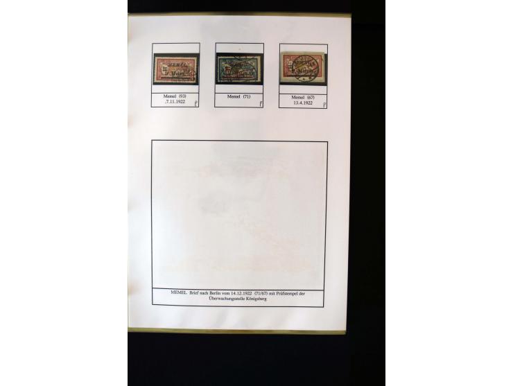1828/1923, schöne und umfangreiche Sammlung in 7 Alben, dabei ab Vorphila über Preußen und Deutsches Reich mit gutem Brustchi