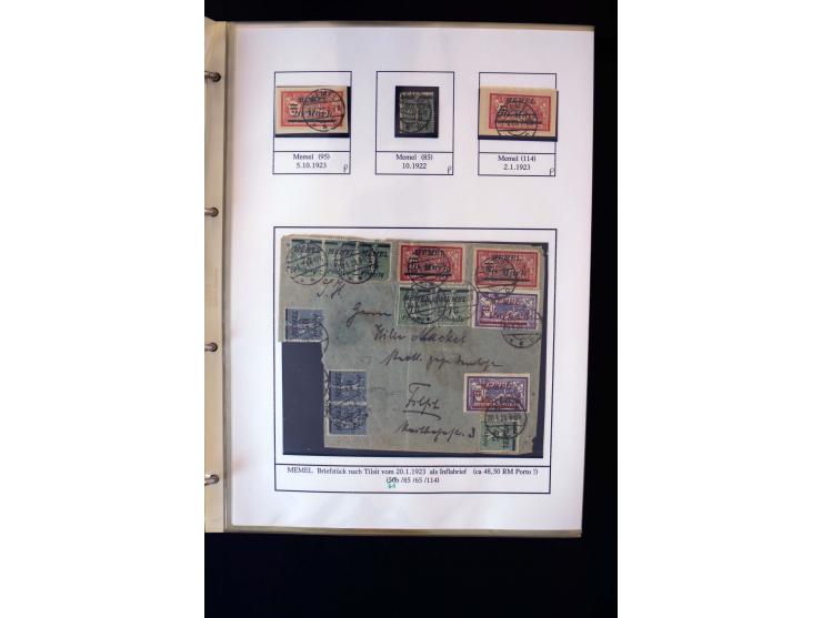 1828/1923, schöne und umfangreiche Sammlung in 7 Alben, dabei ab Vorphila über Preußen und Deutsches Reich mit gutem Brustchi