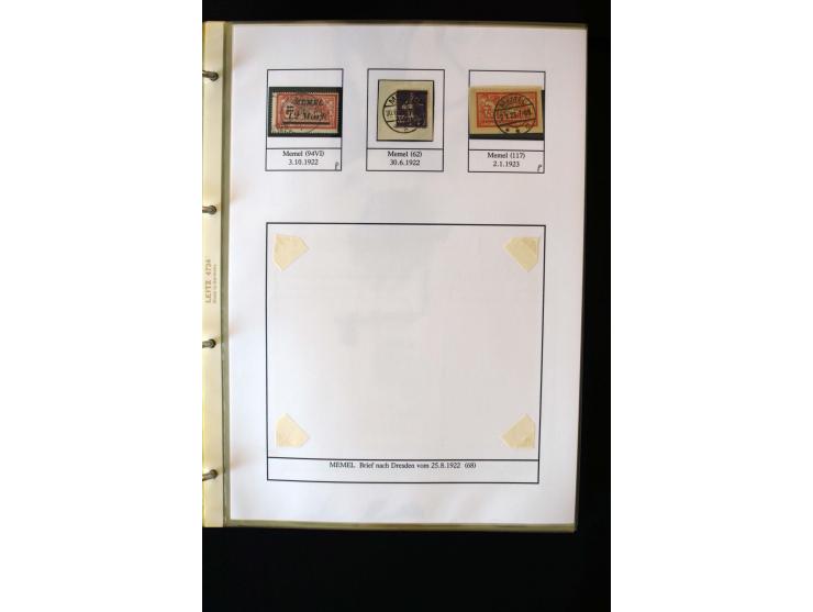 1828/1923, schöne und umfangreiche Sammlung in 7 Alben, dabei ab Vorphila über Preußen und Deutsches Reich mit gutem Brustchi