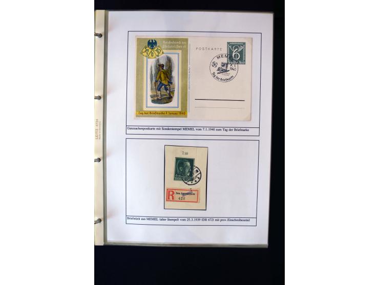 1828/1923, schöne und umfangreiche Sammlung in 7 Alben, dabei ab Vorphila über Preußen und Deutsches Reich mit gutem Brustchi