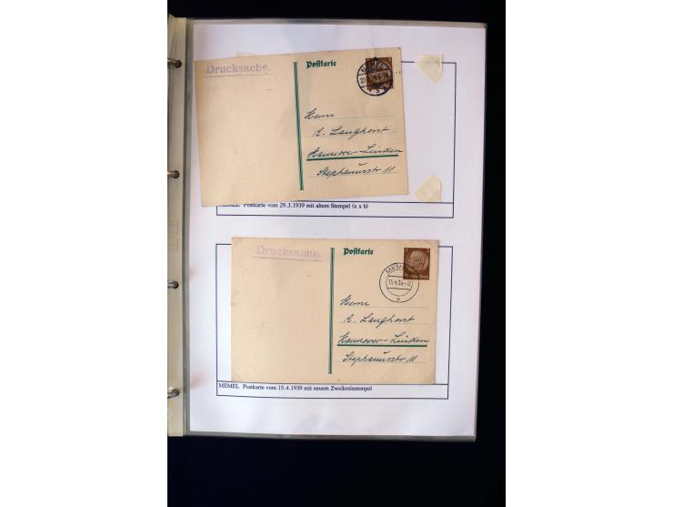 1828/1923, schöne und umfangreiche Sammlung in 7 Alben, dabei ab Vorphila über Preußen und Deutsches Reich mit gutem Brustchi