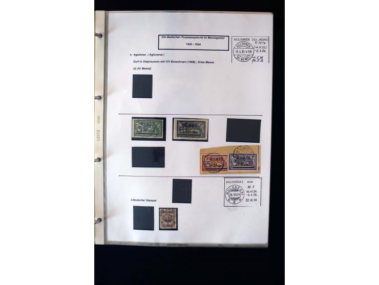 1828/1923, schöne und umfangreiche Sammlung in 7 Alben, dabei ab Vorphila über Preußen und Deutsches Reich mit gutem Brustchi