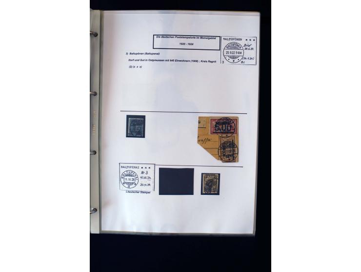 1828/1923, schöne und umfangreiche Sammlung in 7 Alben, dabei ab Vorphila über Preußen und Deutsches Reich mit gutem Brustchi