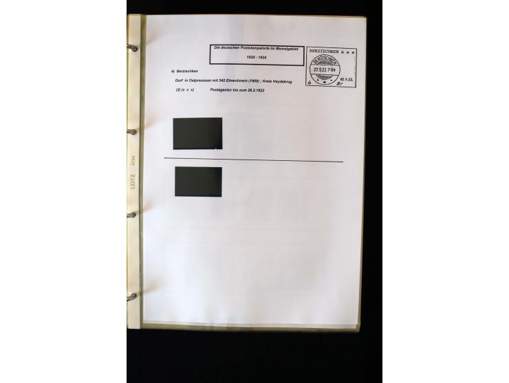1828/1923, schöne und umfangreiche Sammlung in 7 Alben, dabei ab Vorphila über Preußen und Deutsches Reich mit gutem Brustchi