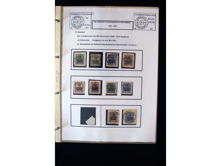 1828/1923, schöne und umfangreiche Sammlung in 7 Alben, dabei ab Vorphila über Preußen und Deutsches Reich mit gutem Brustchi