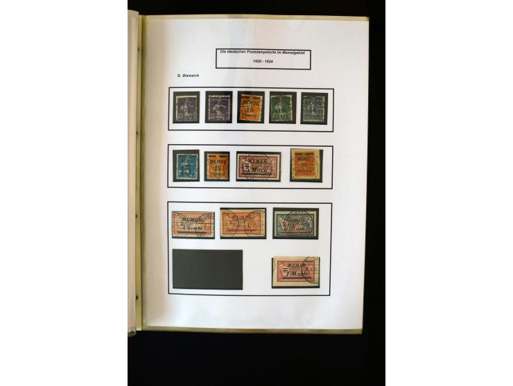 1828/1923, schöne und umfangreiche Sammlung in 7 Alben, dabei ab Vorphila über Preußen und Deutsches Reich mit gutem Brustchi