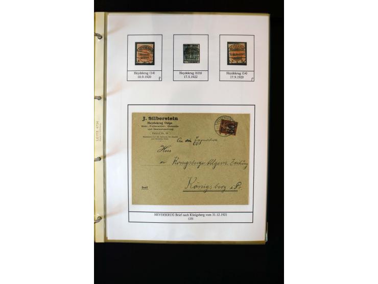 1828/1923, schöne und umfangreiche Sammlung in 7 Alben, dabei ab Vorphila über Preußen und Deutsches Reich mit gutem Brustchi