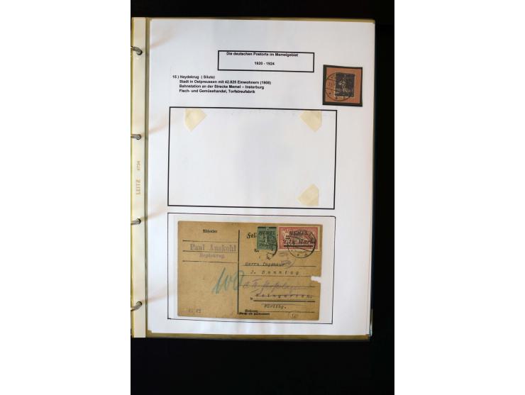 1828/1923, schöne und umfangreiche Sammlung in 7 Alben, dabei ab Vorphila über Preußen und Deutsches Reich mit gutem Brustchi