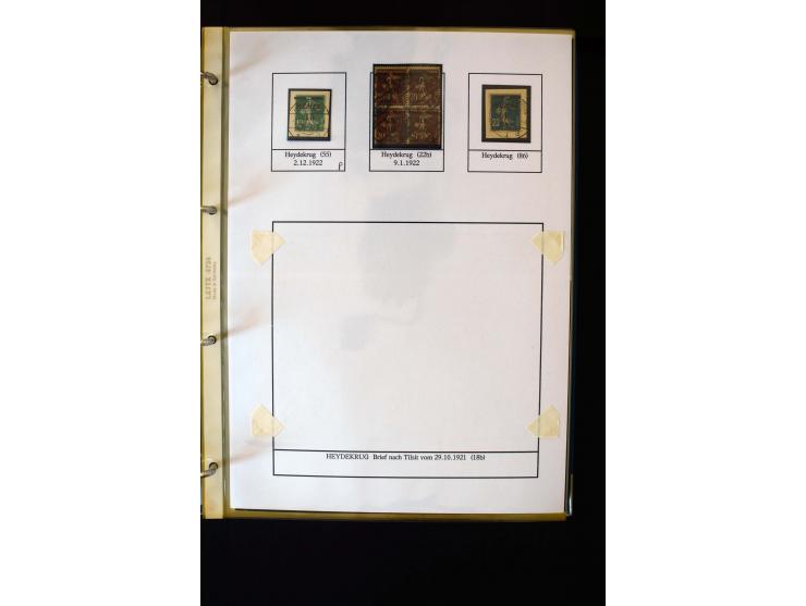 1828/1923, schöne und umfangreiche Sammlung in 7 Alben, dabei ab Vorphila über Preußen und Deutsches Reich mit gutem Brustchi