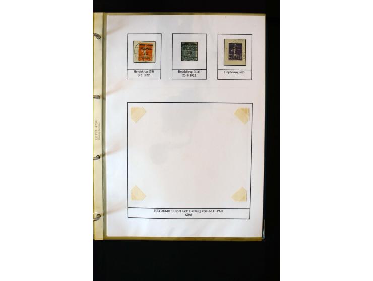 1828/1923, schöne und umfangreiche Sammlung in 7 Alben, dabei ab Vorphila über Preußen und Deutsches Reich mit gutem Brustchi