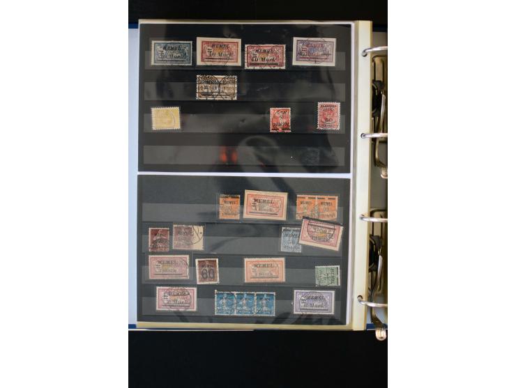 1828/1923, schöne und umfangreiche Sammlung in 7 Alben, dabei ab Vorphila über Preußen und Deutsches Reich mit gutem Brustchi