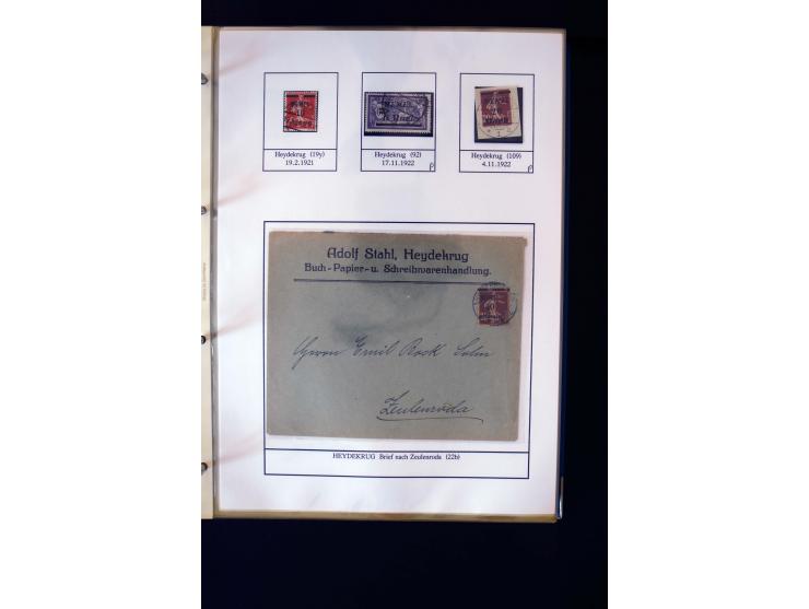 1828/1923, schöne und umfangreiche Sammlung in 7 Alben, dabei ab Vorphila über Preußen und Deutsches Reich mit gutem Brustchi