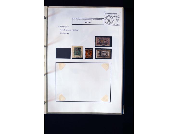 1828/1923, schöne und umfangreiche Sammlung in 7 Alben, dabei ab Vorphila über Preußen und Deutsches Reich mit gutem Brustchi