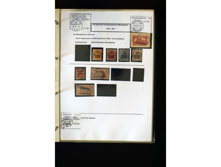 1828/1923, schöne und umfangreiche Sammlung in 7 Alben, dabei ab Vorphila über Preußen und Deutsches Reich mit gutem Brustchi