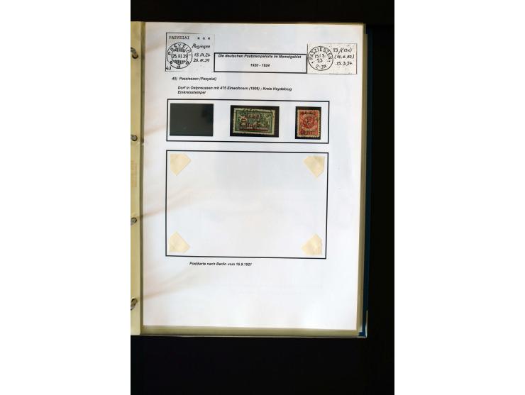 1828/1923, schöne und umfangreiche Sammlung in 7 Alben, dabei ab Vorphila über Preußen und Deutsches Reich mit gutem Brustchi