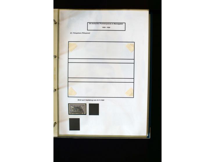 1828/1923, schöne und umfangreiche Sammlung in 7 Alben, dabei ab Vorphila über Preußen und Deutsches Reich mit gutem Brustchi
