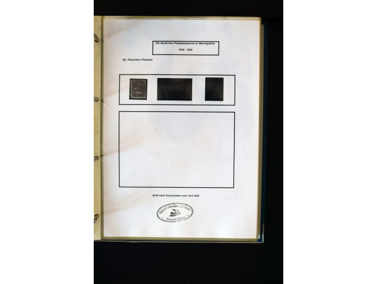 1828/1923, schöne und umfangreiche Sammlung in 7 Alben, dabei ab Vorphila über Preußen und Deutsches Reich mit gutem Brustchi