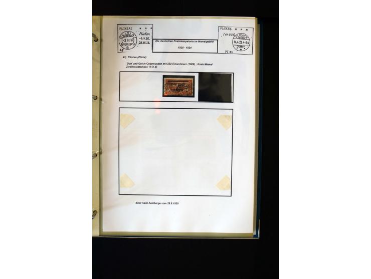 1828/1923, schöne und umfangreiche Sammlung in 7 Alben, dabei ab Vorphila über Preußen und Deutsches Reich mit gutem Brustchi