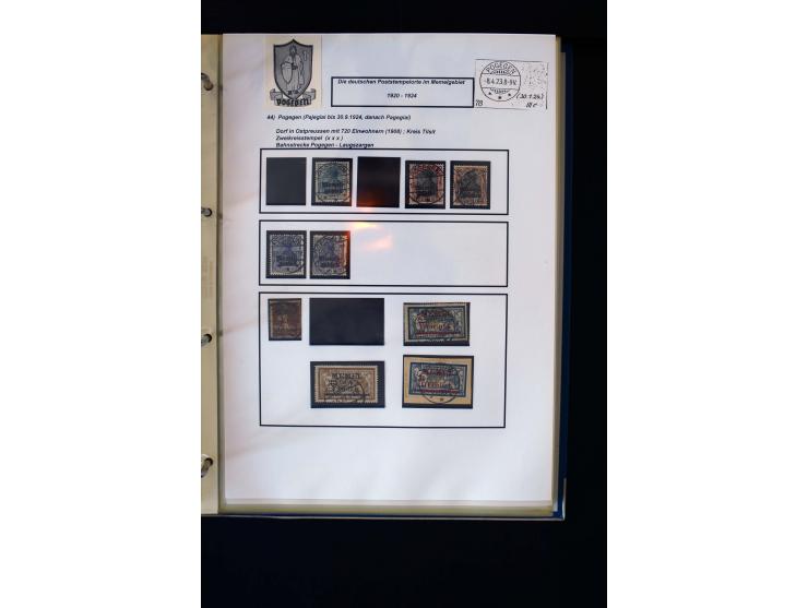 1828/1923, schöne und umfangreiche Sammlung in 7 Alben, dabei ab Vorphila über Preußen und Deutsches Reich mit gutem Brustchi