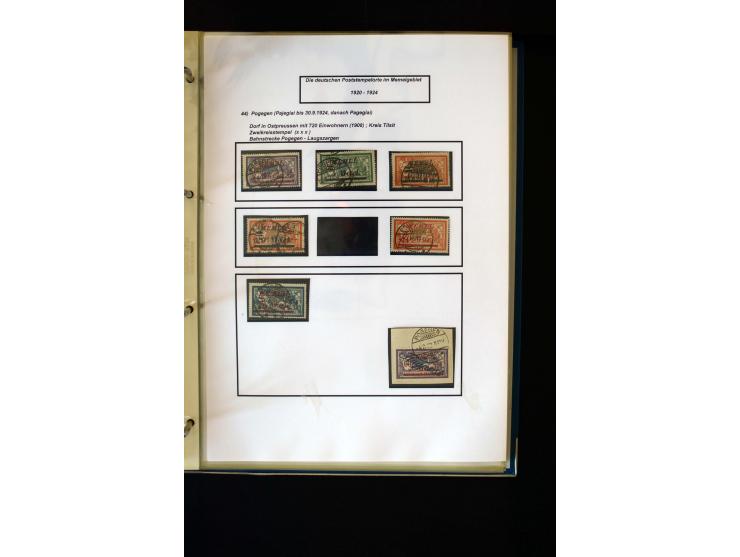 1828/1923, schöne und umfangreiche Sammlung in 7 Alben, dabei ab Vorphila über Preußen und Deutsches Reich mit gutem Brustchi