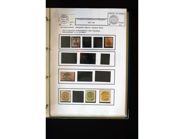 1828/1923, schöne und umfangreiche Sammlung in 7 Alben, dabei ab Vorphila über Preußen und Deutsches Reich mit gutem Brustchi
