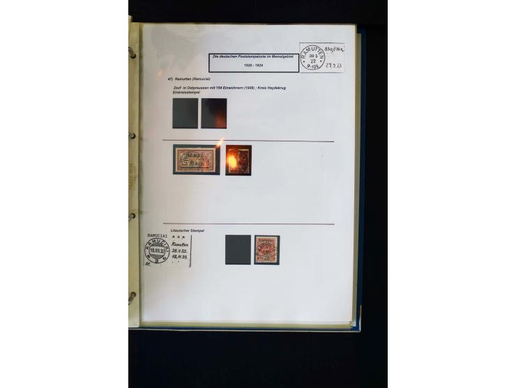 1828/1923, schöne und umfangreiche Sammlung in 7 Alben, dabei ab Vorphila über Preußen und Deutsches Reich mit gutem Brustchi