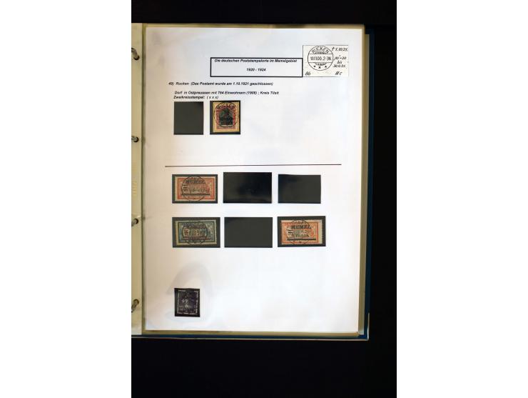 1828/1923, schöne und umfangreiche Sammlung in 7 Alben, dabei ab Vorphila über Preußen und Deutsches Reich mit gutem Brustchi