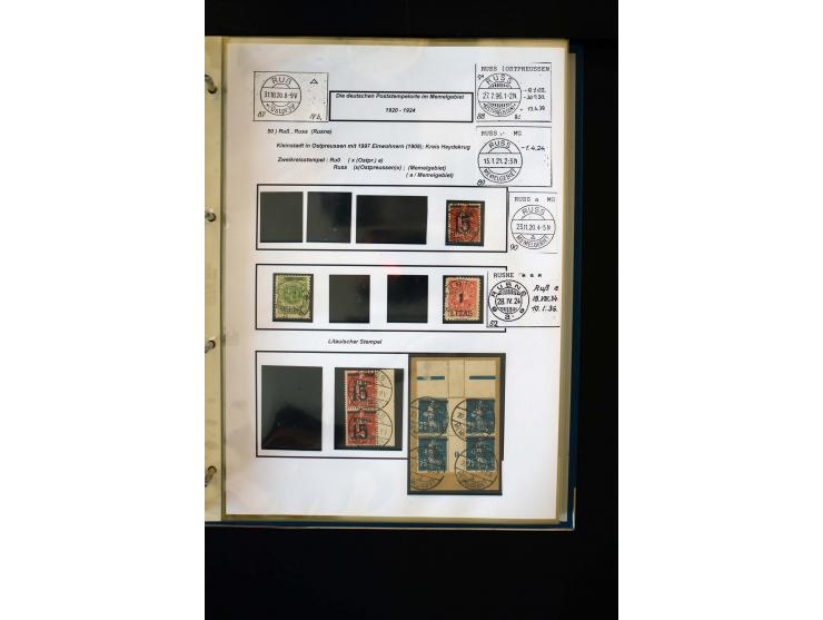 1828/1923, schöne und umfangreiche Sammlung in 7 Alben, dabei ab Vorphila über Preußen und Deutsches Reich mit gutem Brustchi