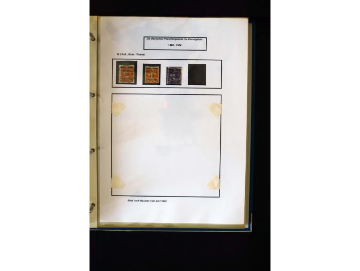 1828/1923, schöne und umfangreiche Sammlung in 7 Alben, dabei ab Vorphila über Preußen und Deutsches Reich mit gutem Brustchi