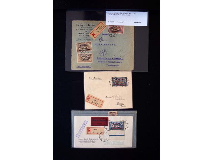 1828/1923, schöne und umfangreiche Sammlung in 7 Alben, dabei ab Vorphila über Preußen und Deutsches Reich mit gutem Brustchi